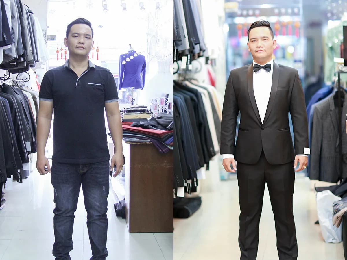 Trước & Sau may đo — Mon Amie