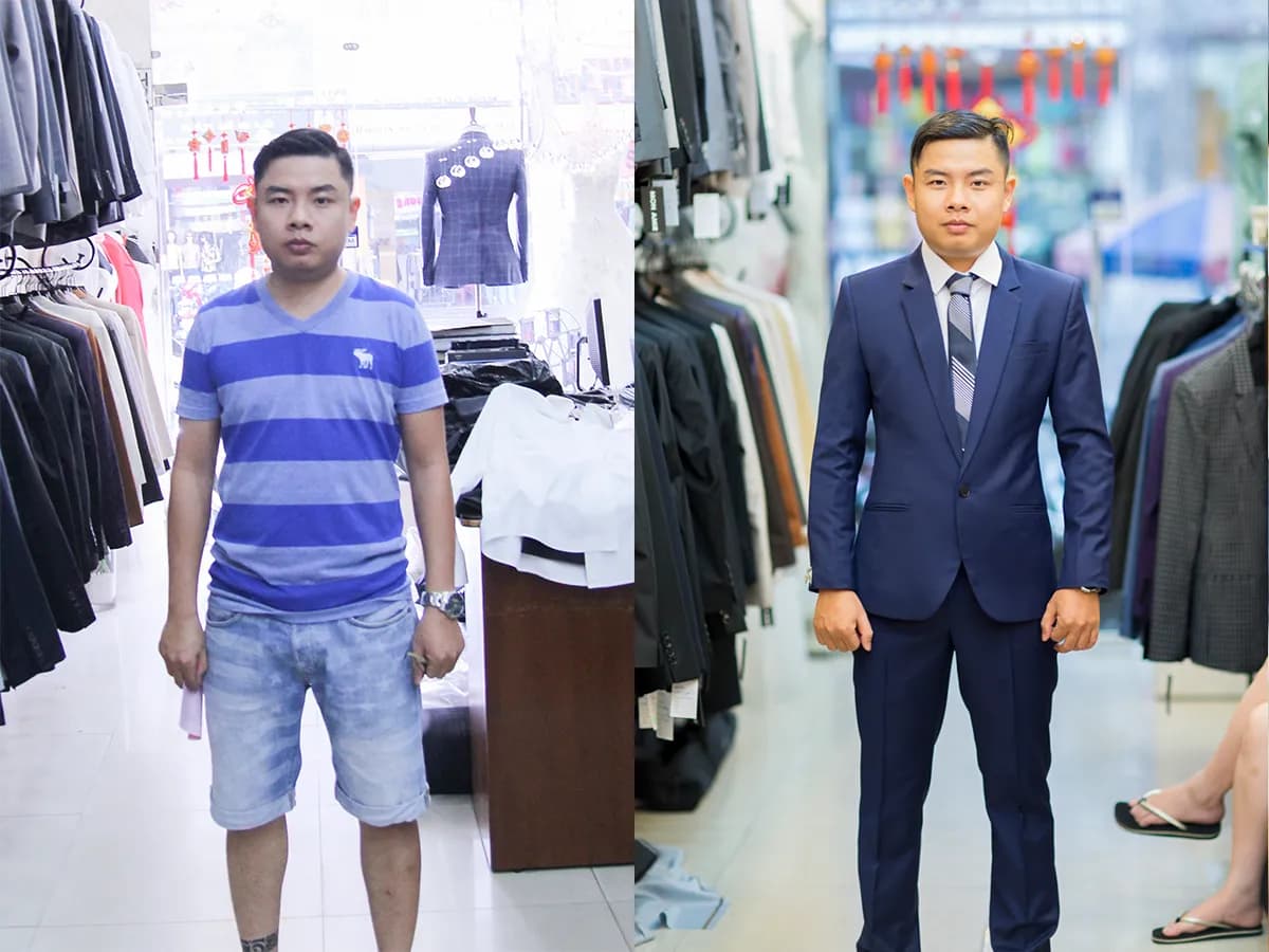 Trước & Sau may đo — Mon Amie