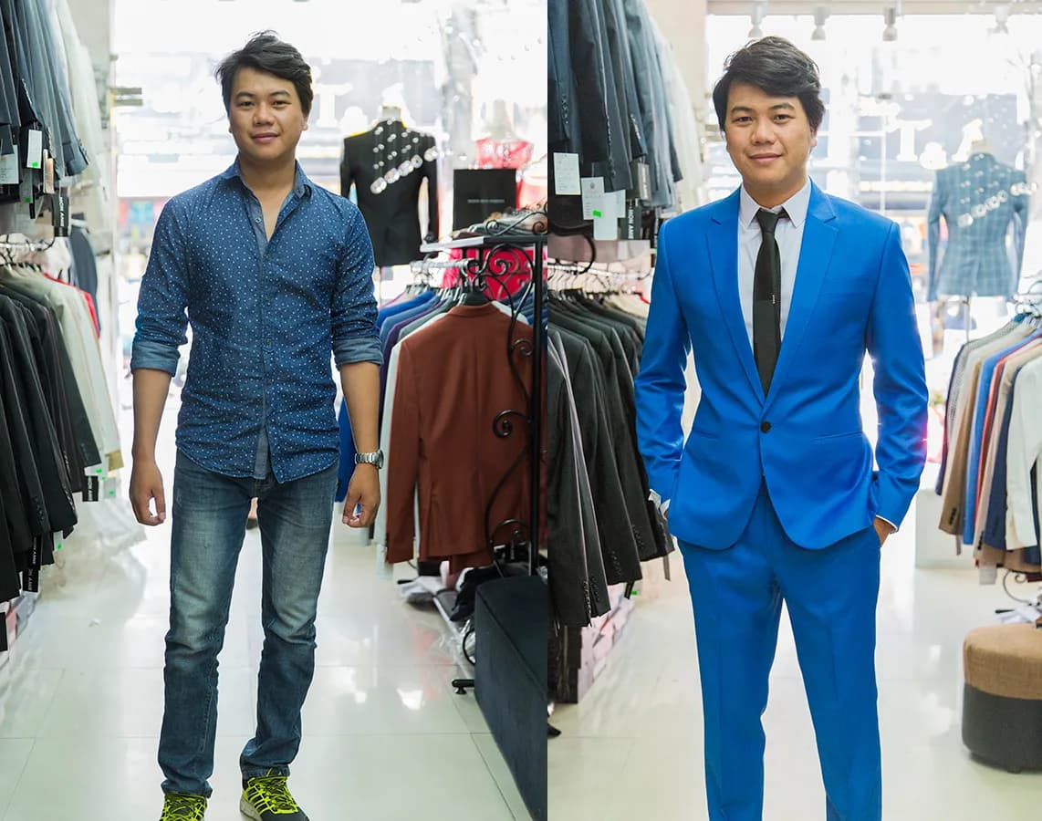 Trước & Sau may đo — Mon Amie