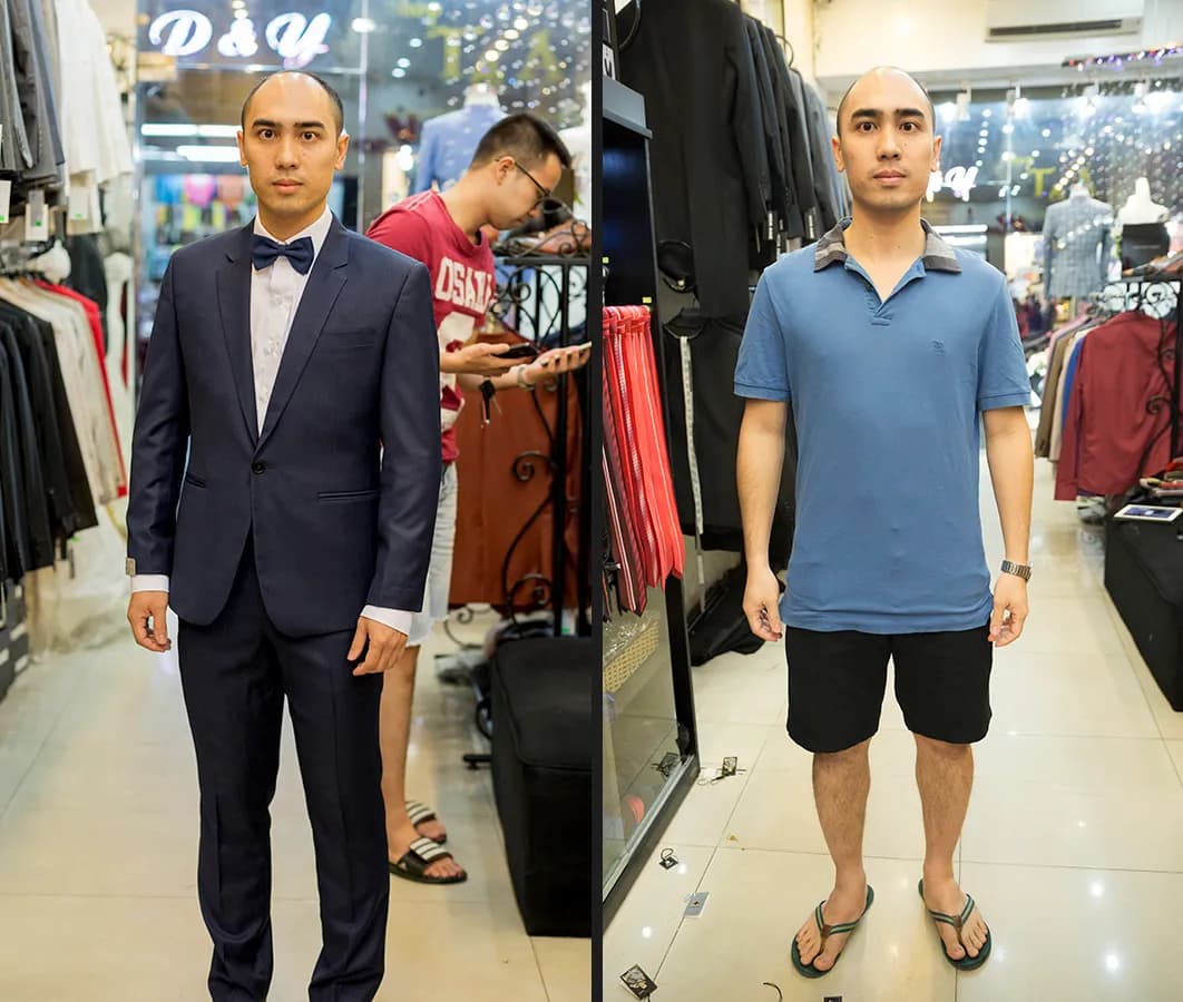 Trước & Sau may đo — Mon Amie