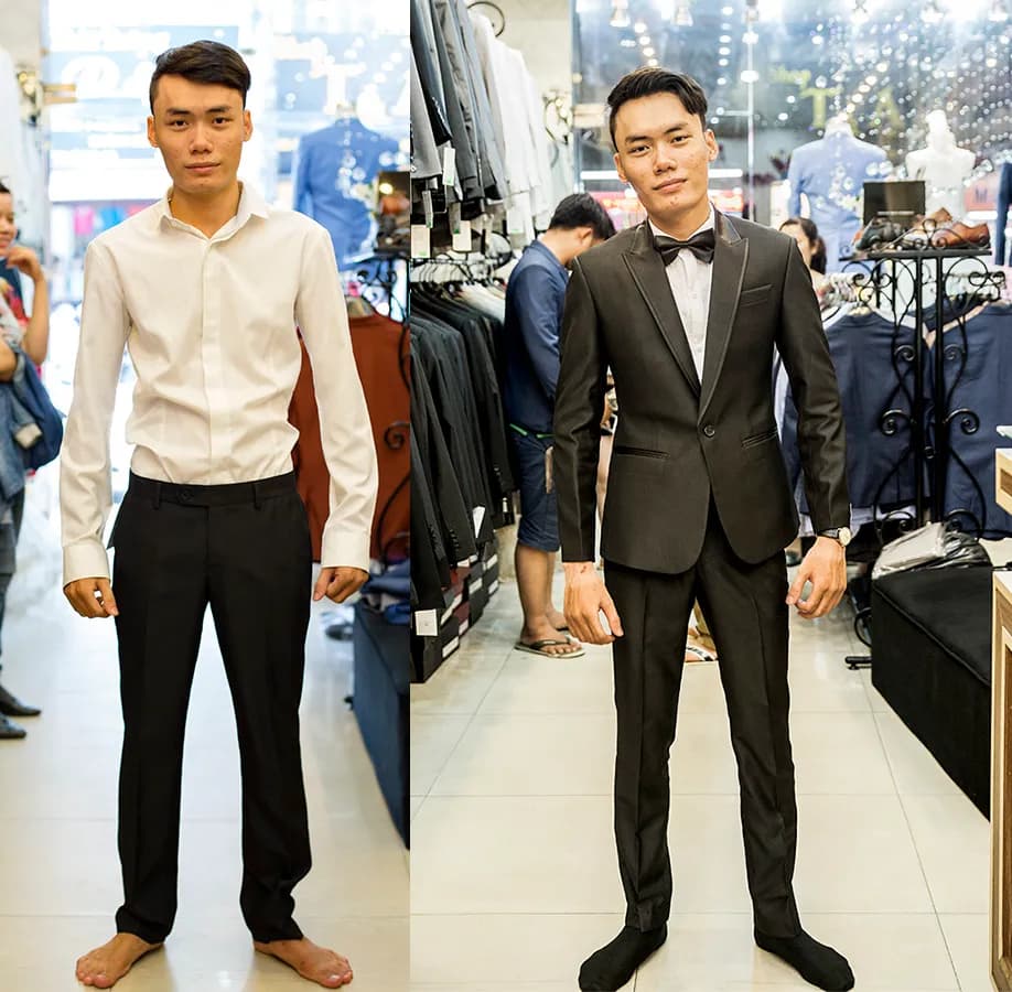 Trước & Sau may đo — Mon Amie