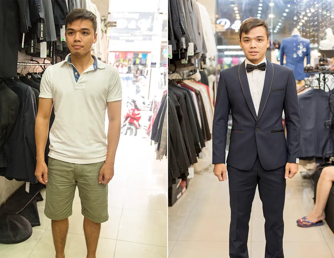 Trước & Sau may đo — Mon Amie