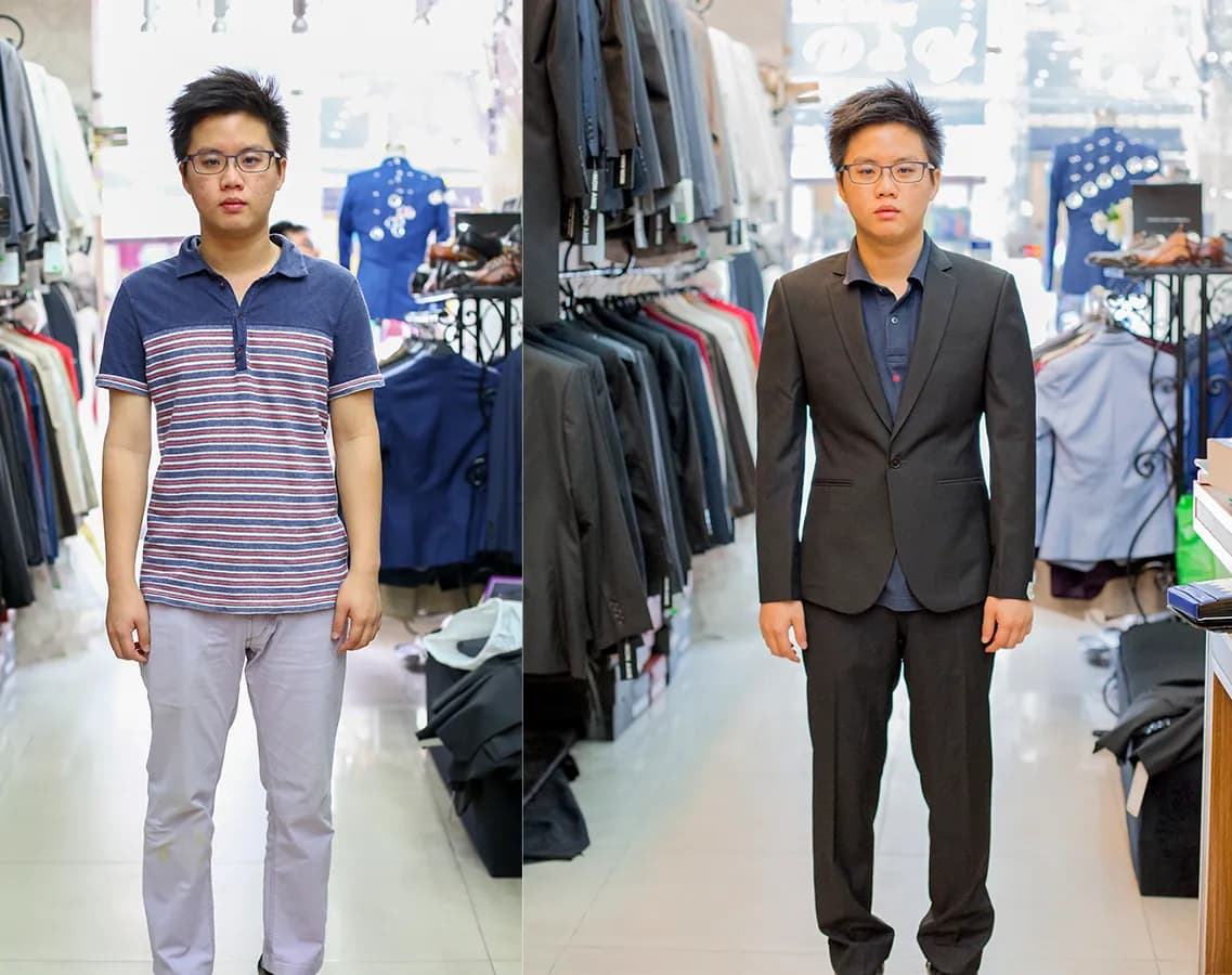 Trước & Sau may đo — Mon Amie