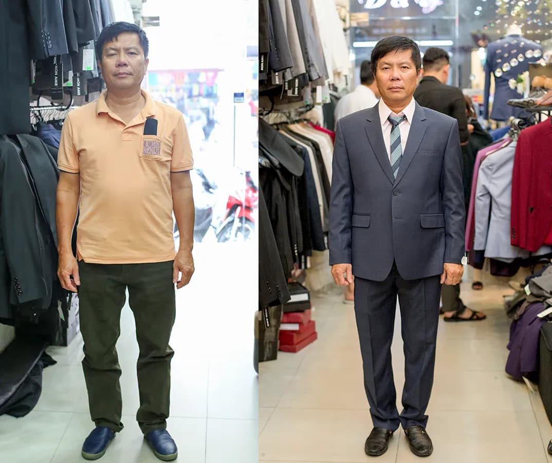 Trước & Sau may đo — Mon Amie