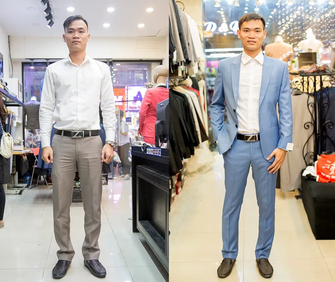 Trước & Sau may đo — Mon Amie