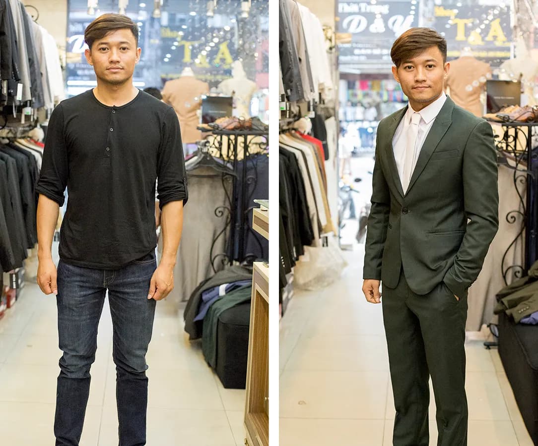 Trước & Sau may đo — Mon Amie