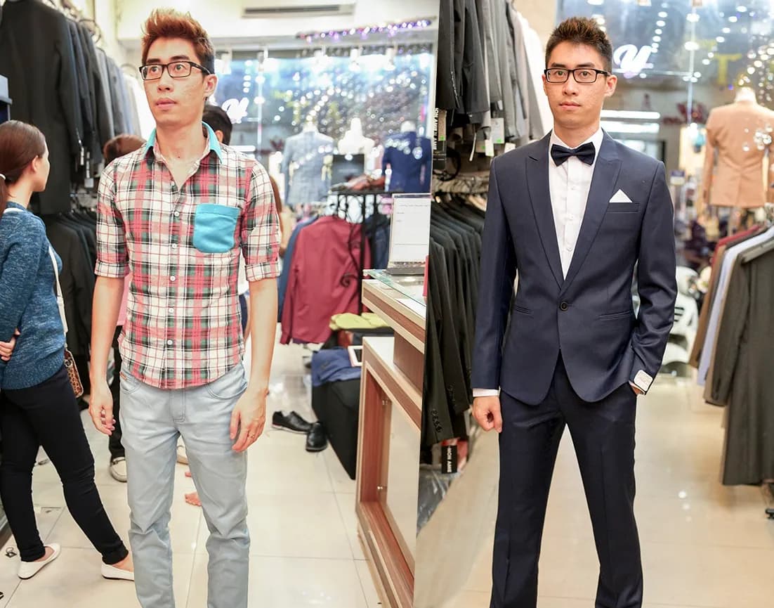 Trước & Sau may đo — Mon Amie