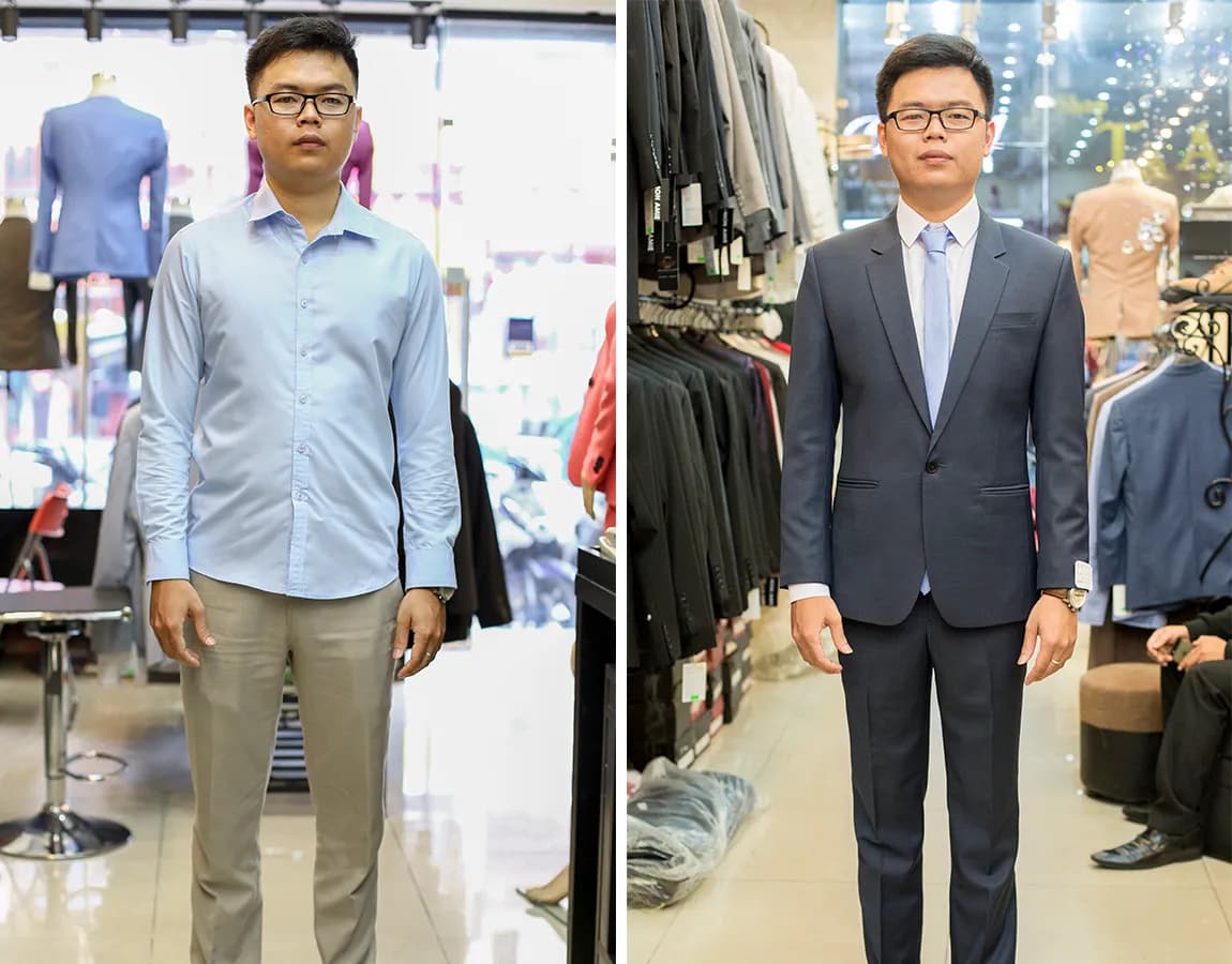 Trước & Sau may đo — Mon Amie