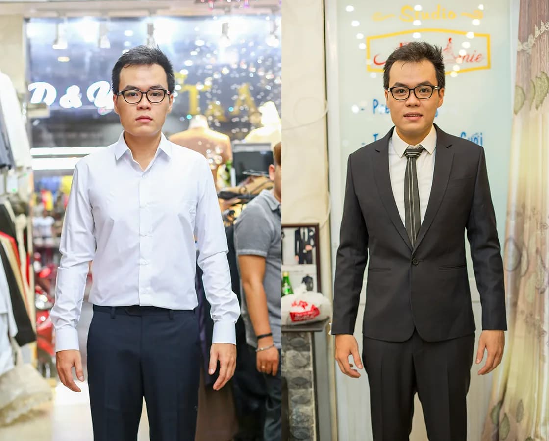 Trước & Sau may đo — Mon Amie