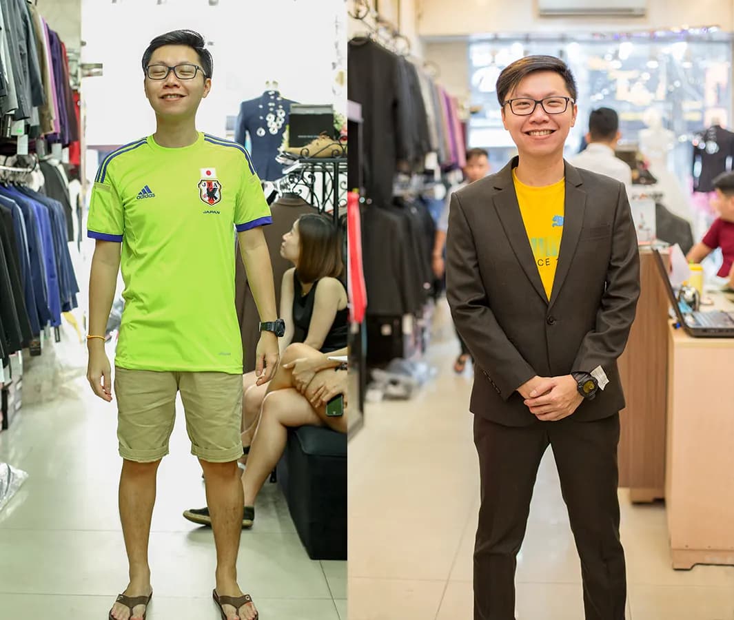 Trước & Sau may đo — Mon Amie