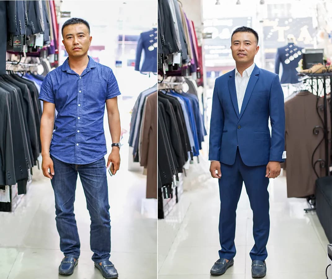 Trước & Sau may đo — Mon Amie