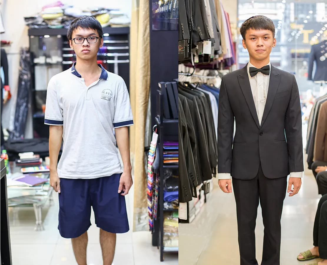 Trước & Sau may đo — Mon Amie