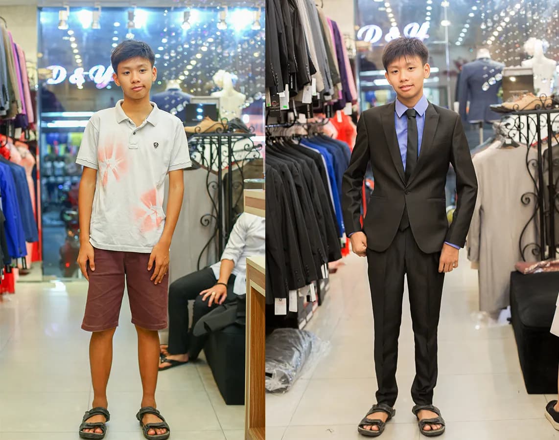 Trước & Sau may đo — Mon Amie