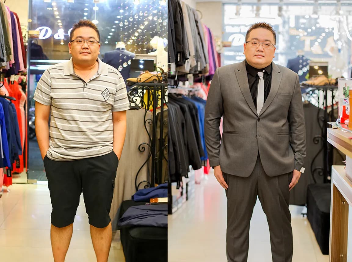 Trước & Sau may đo — Mon Amie