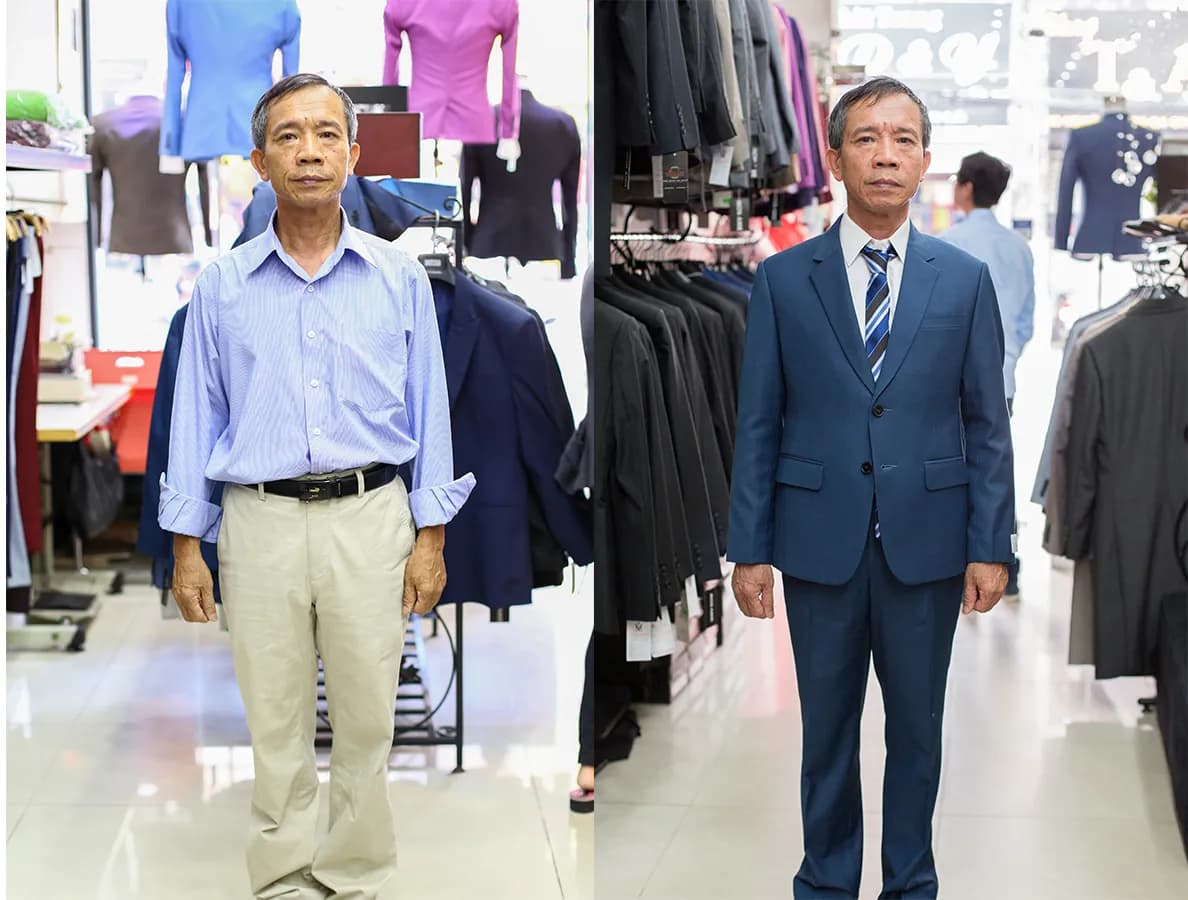 Trước & Sau may đo — Mon Amie