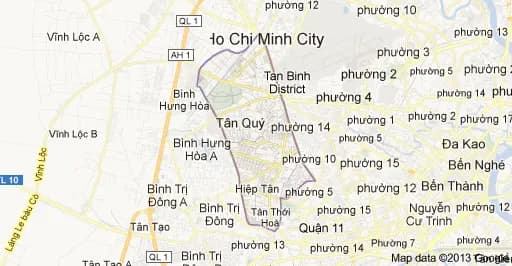 May Veston nam tại quận Tân Phú