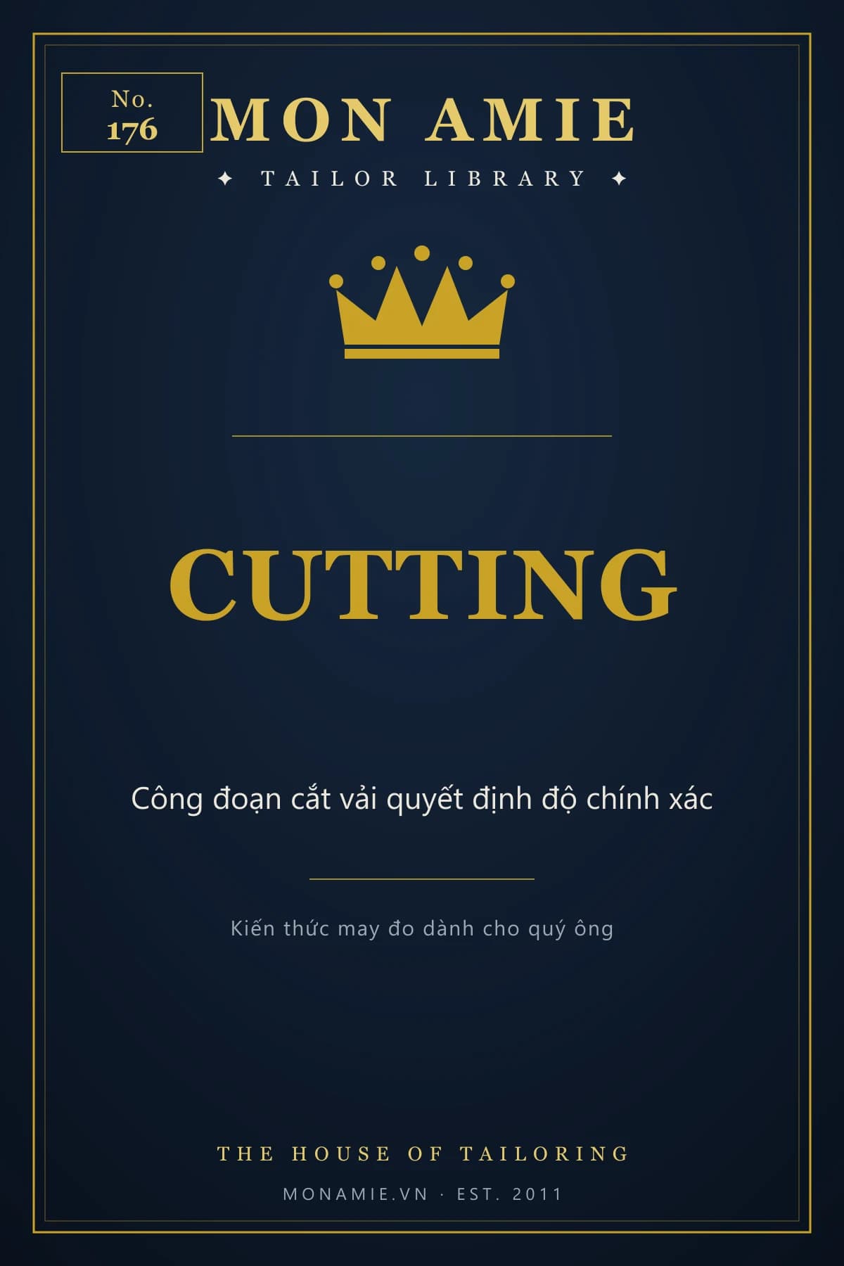 Ảnh bìa Tailor Library số 176 của Mon Amie về cutting