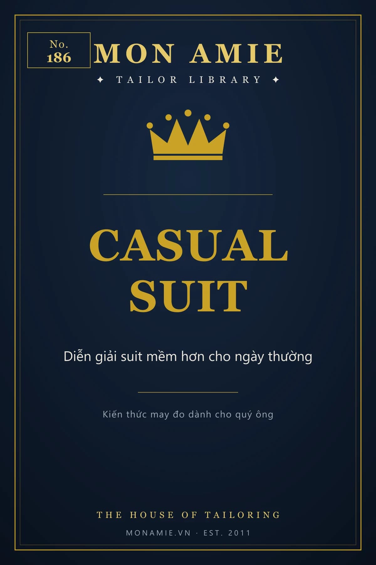 Mon Amie Tailor Library cover No. 186 on casual suit
