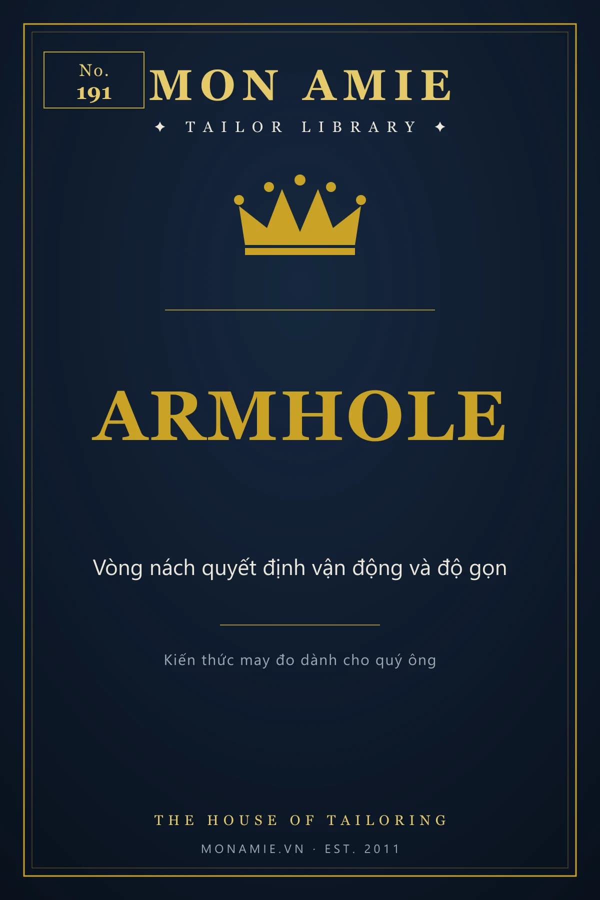 Ảnh bìa Tailor Library số 191 của Mon Amie về armhole