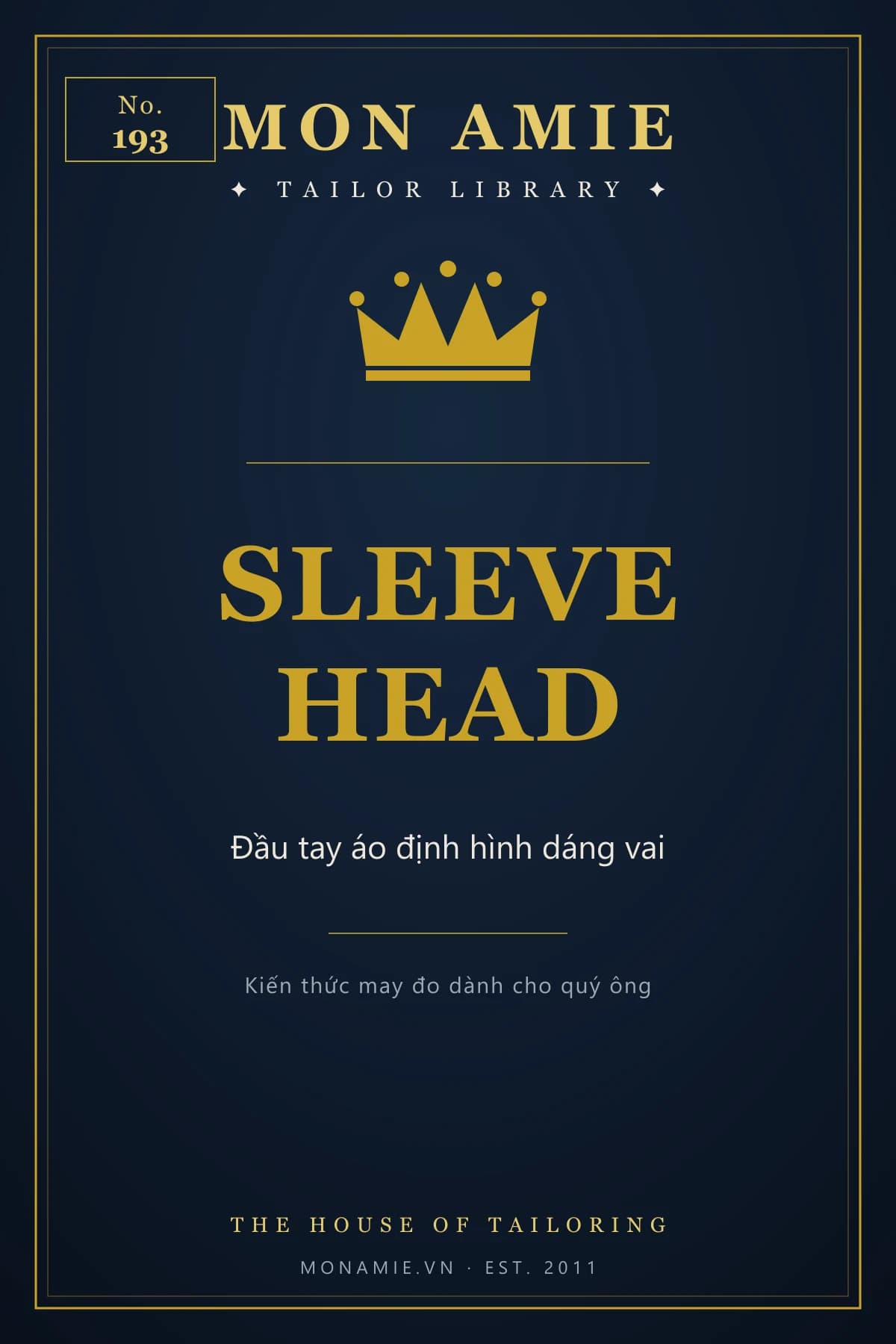 Ảnh bìa Tailor Library số 193 của Mon Amie về sleeve head