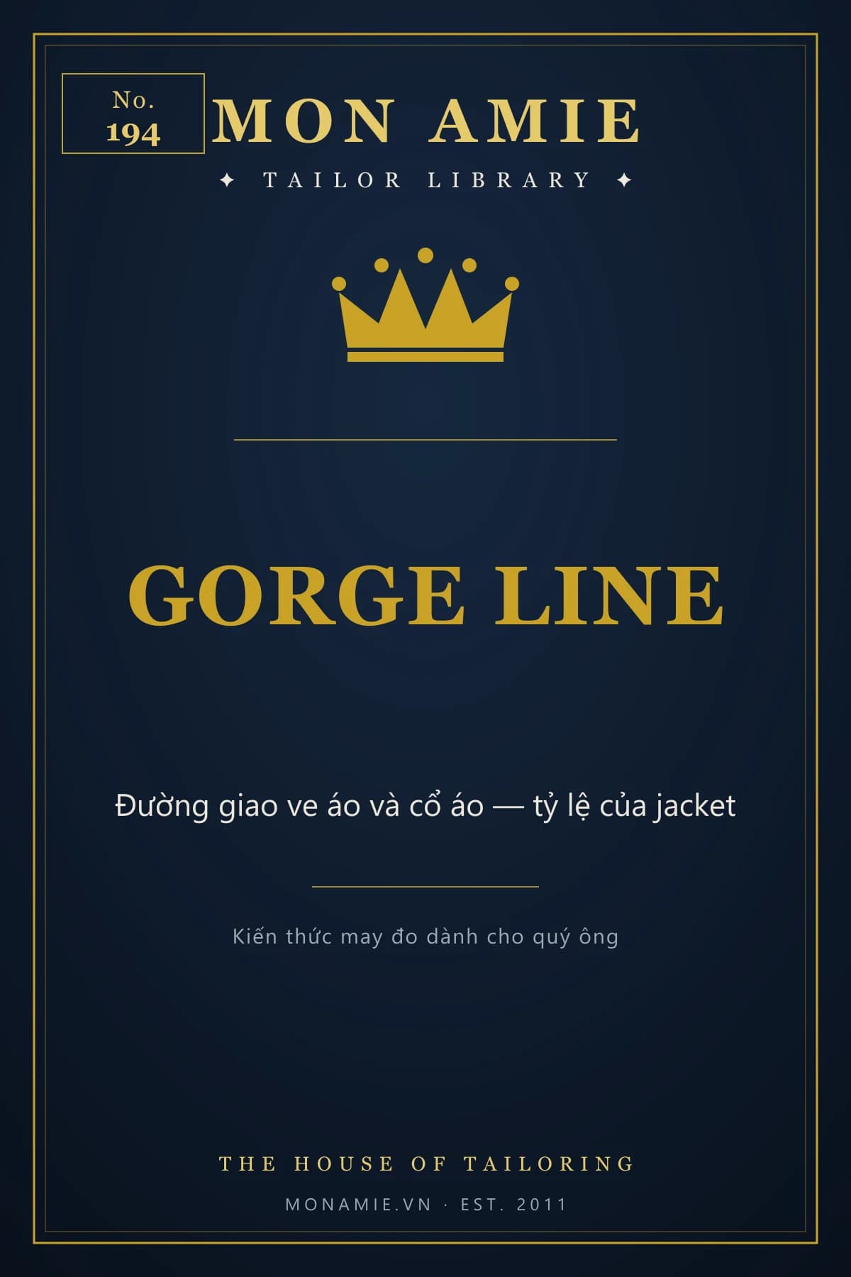 Ảnh bìa Tailor Library số 194 của Mon Amie về gorge line