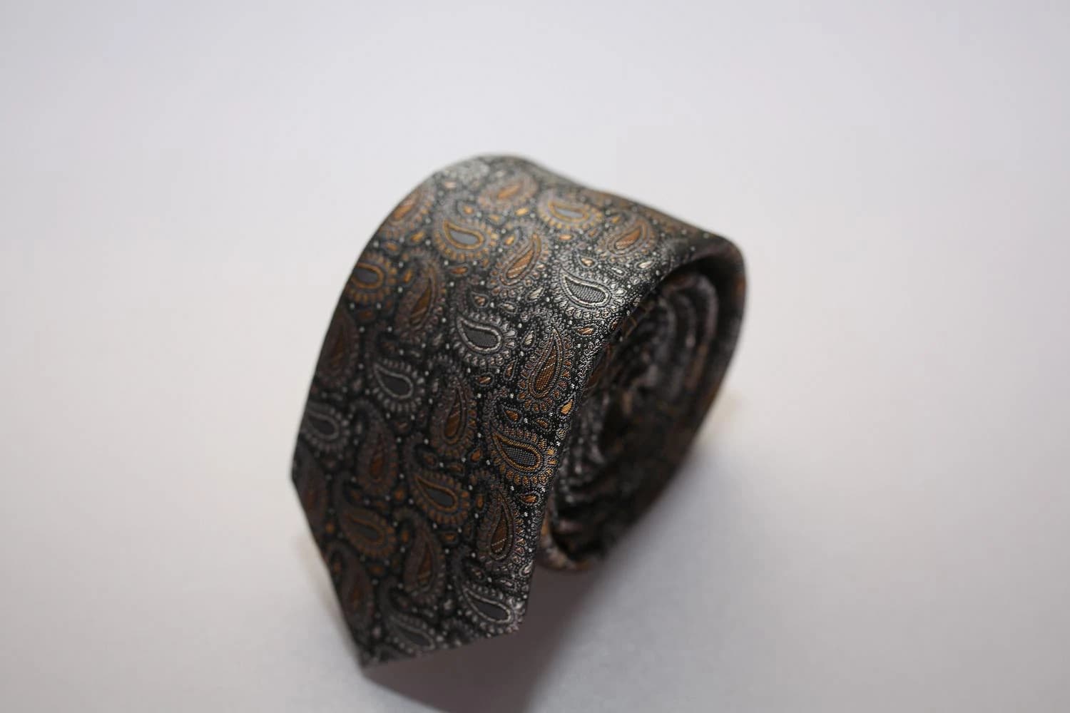 Cà Vạt Paisley Khói Đồng