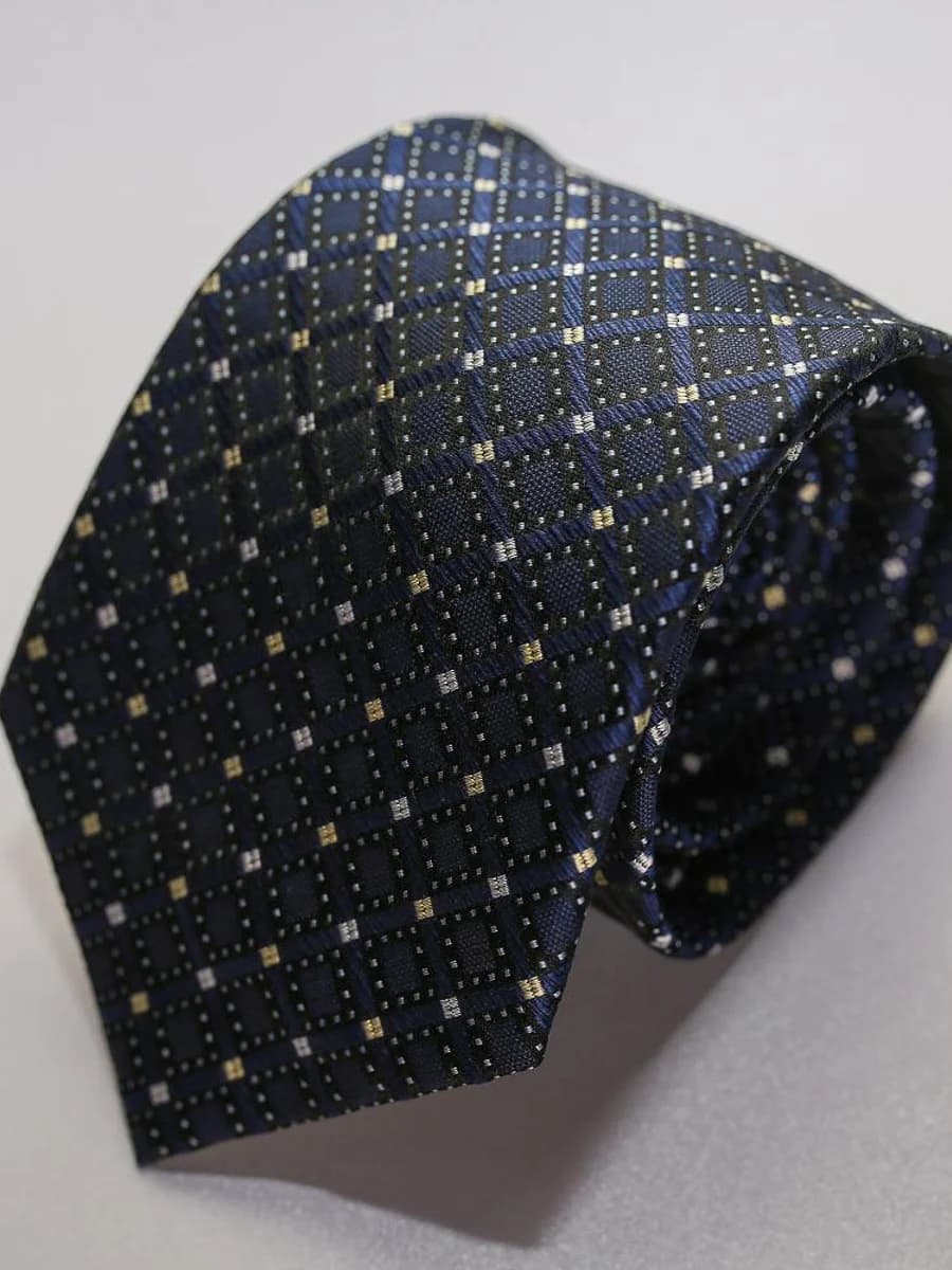 Cà Vạt Navy Ô Trám Ánh Kim
