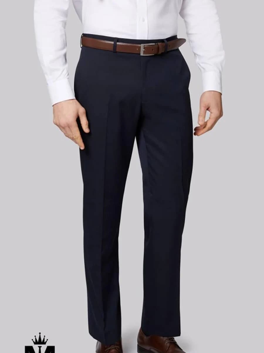 Quần Navy Ống Suông Cổ Điển