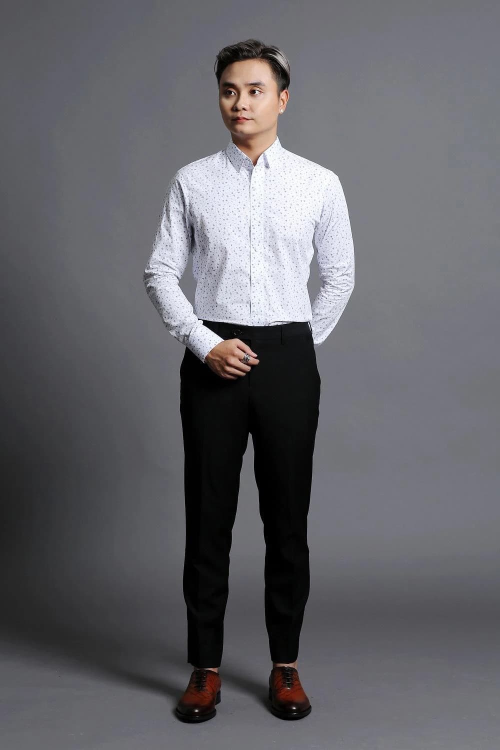 Sơ Mi Hoa Navy Li Ti
