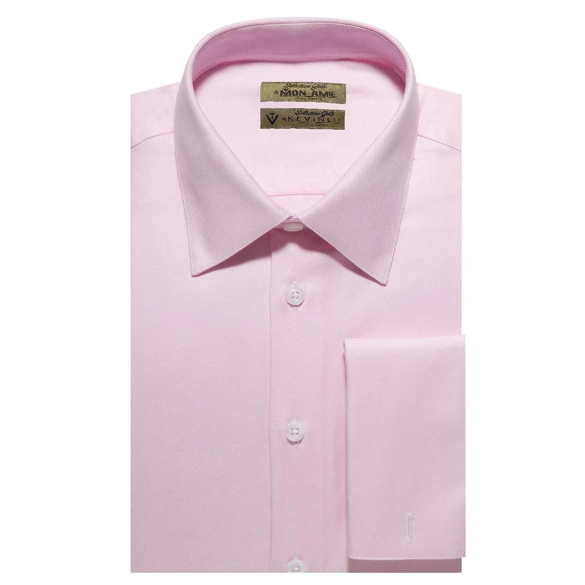 Sơ Mi Hồng Phấn Chéo Twill