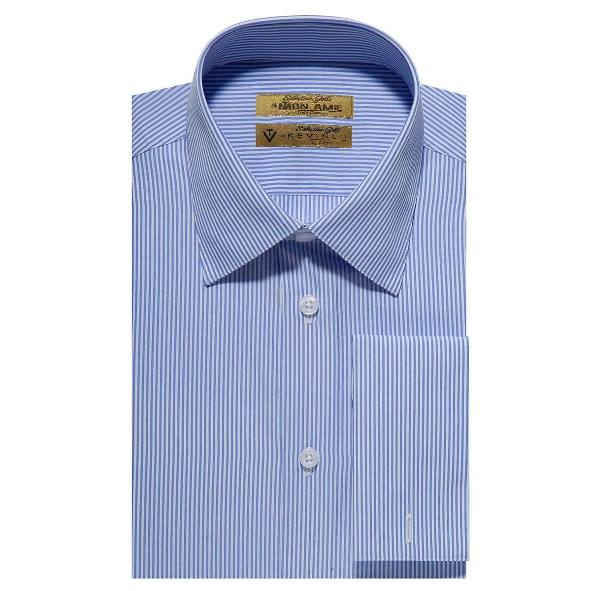 Sơ Mi Sọc Xanh Bengal Thanh Mảnh