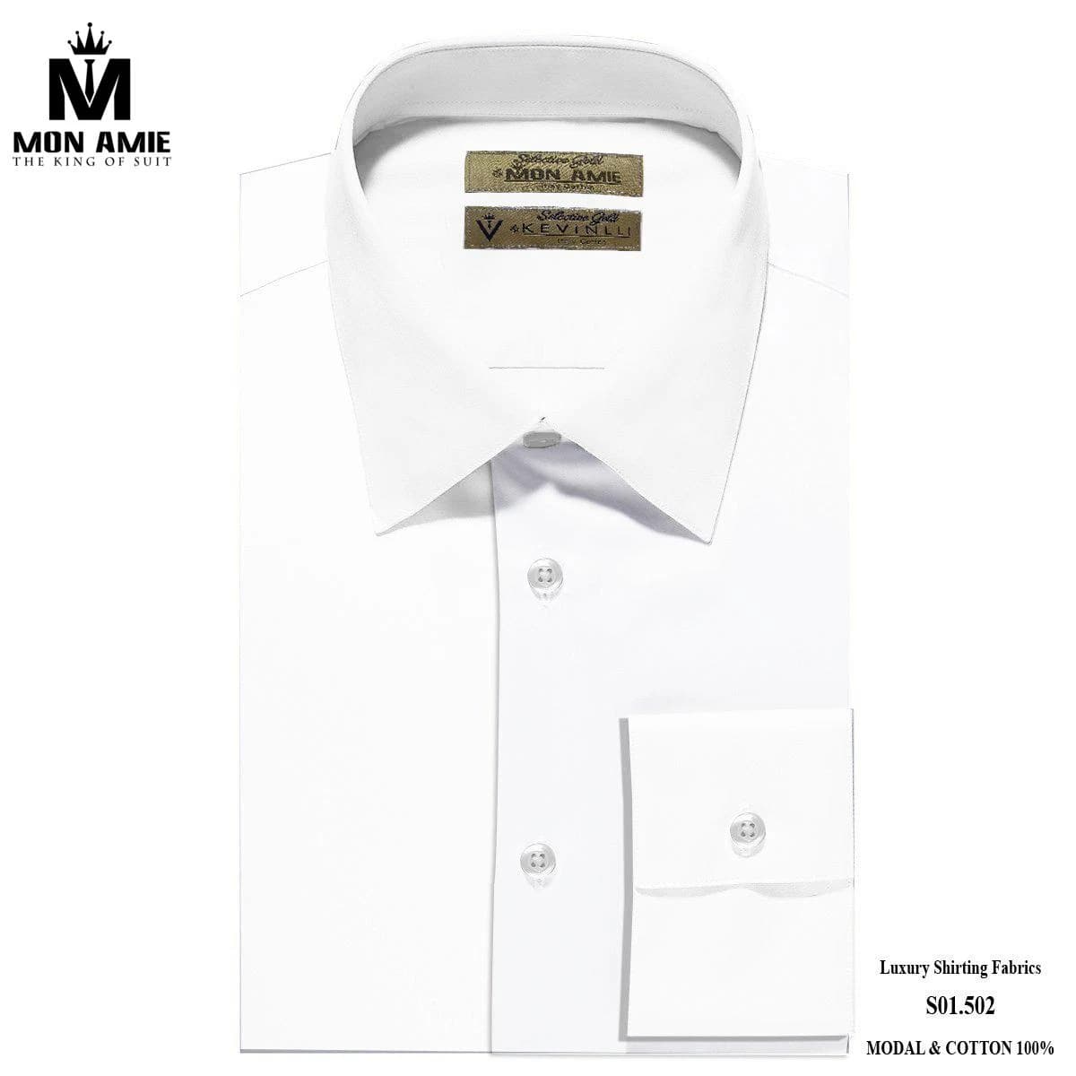 Sơ Mi Trắng Modal Tinh Khôi