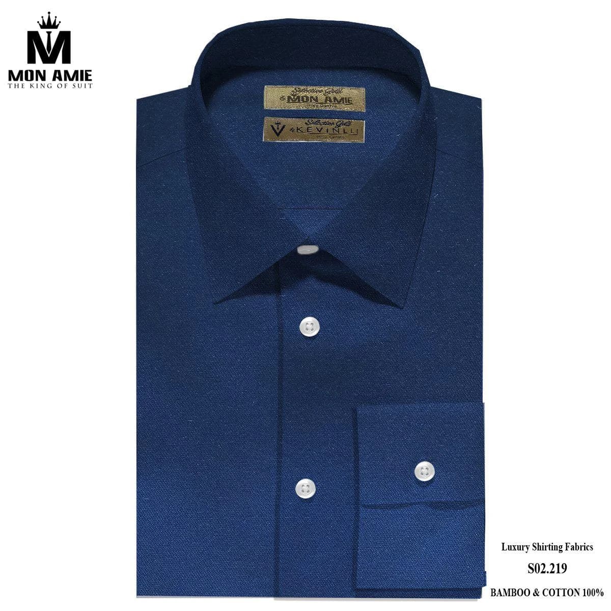 Sơ Mi Navy Sợi Trúc