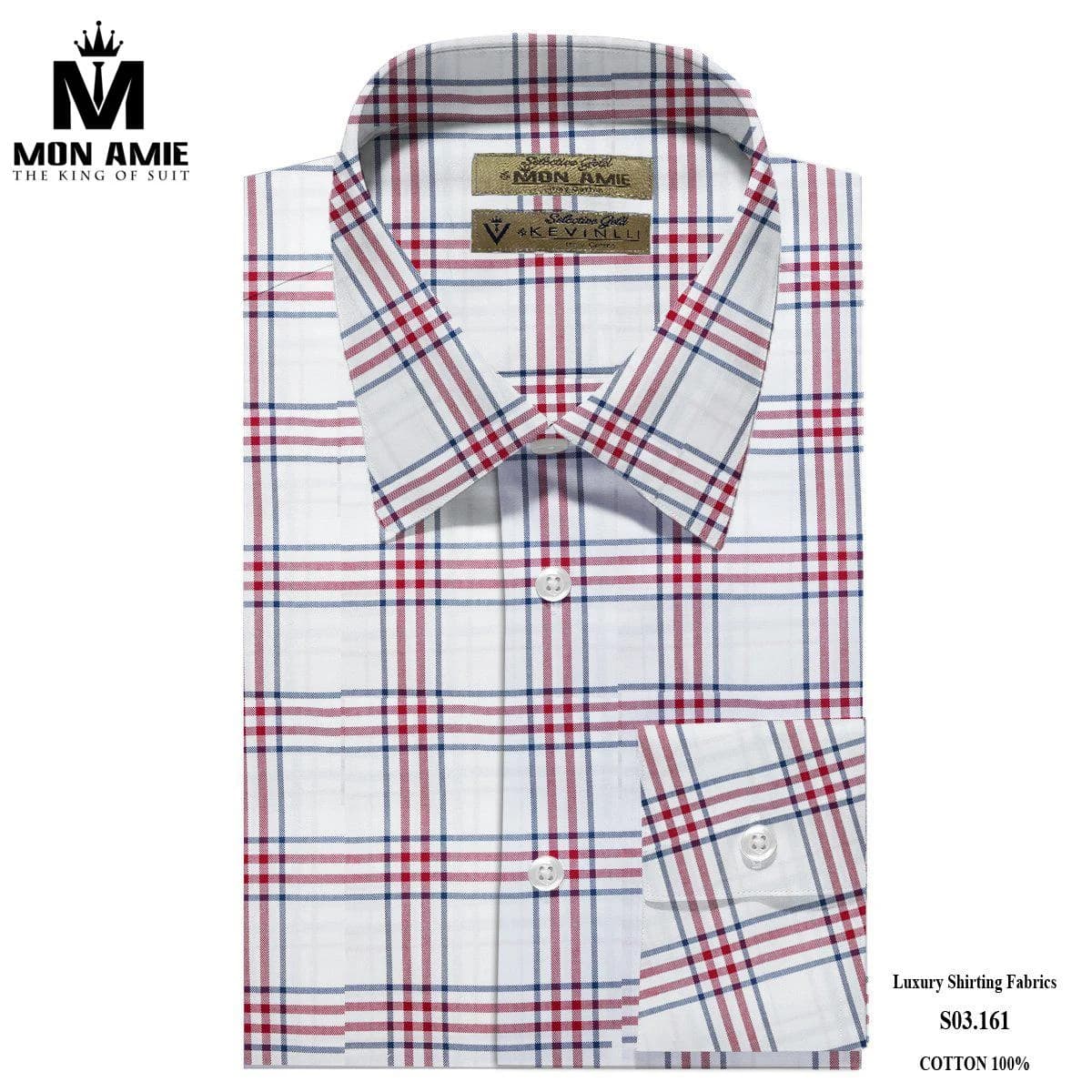 Sơ Mi Caro Đỏ Navy Trắng kẻ đỏ đô và navy