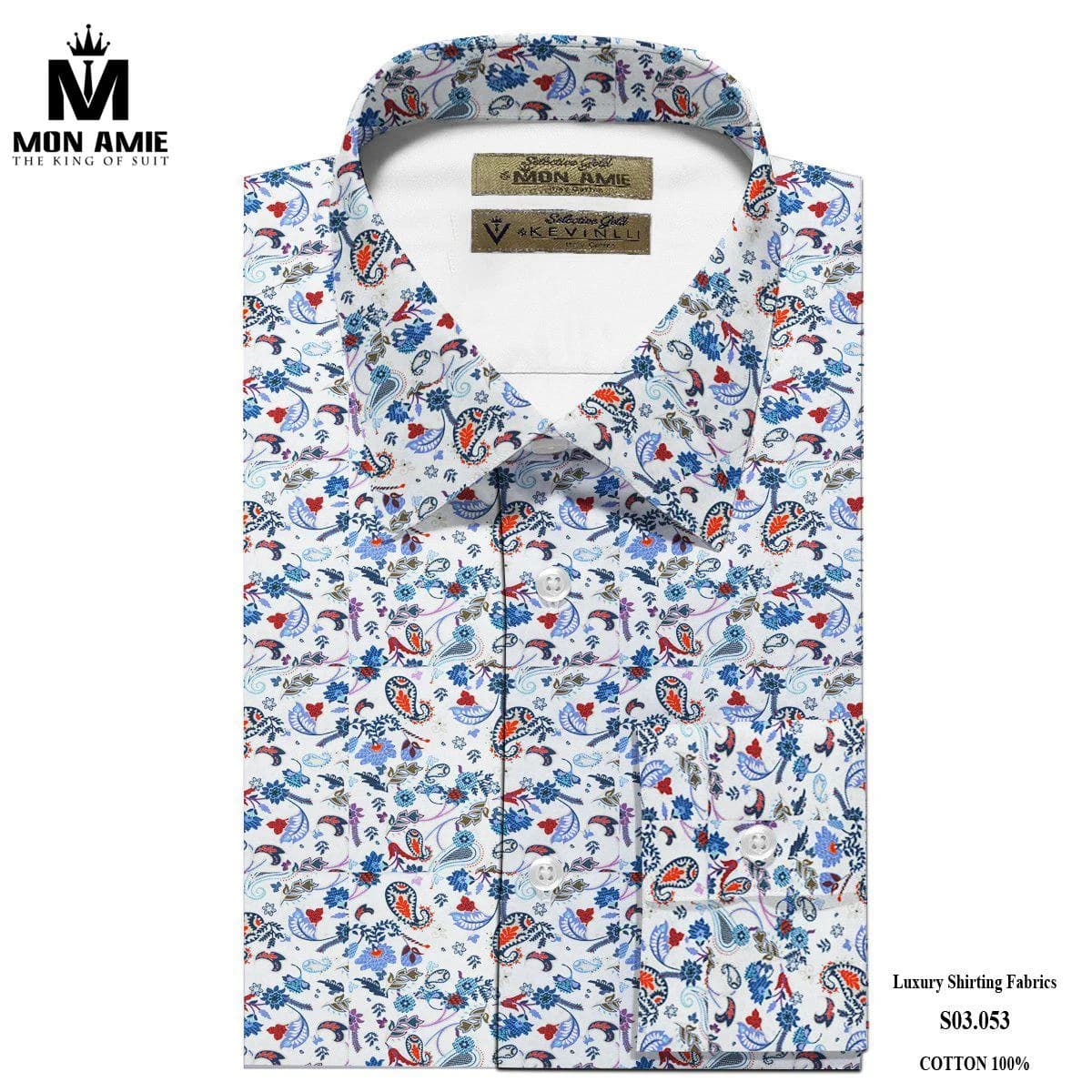 Sơ Mi In Hoa Paisley Nhiệt Đới