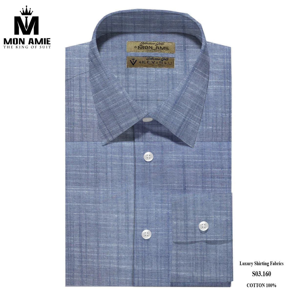 Sơ Mi Chambray Xanh Denim
