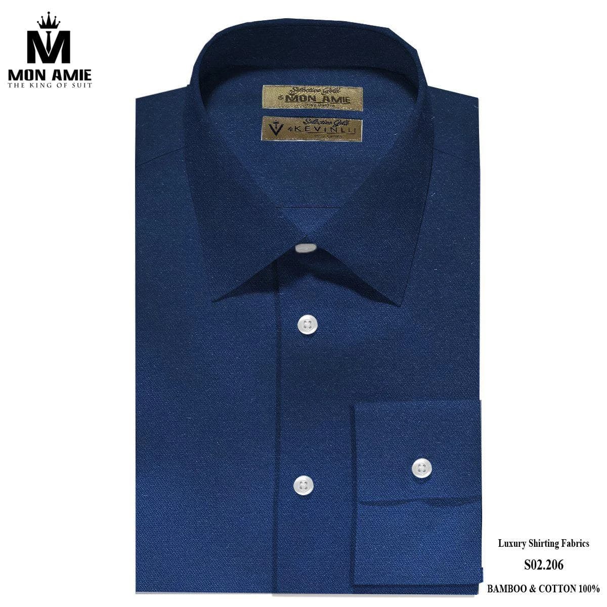 Sơ Mi Navy Sợi Tre