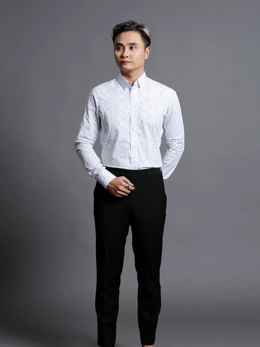 Sơ Mi Hoa Navy Li Ti