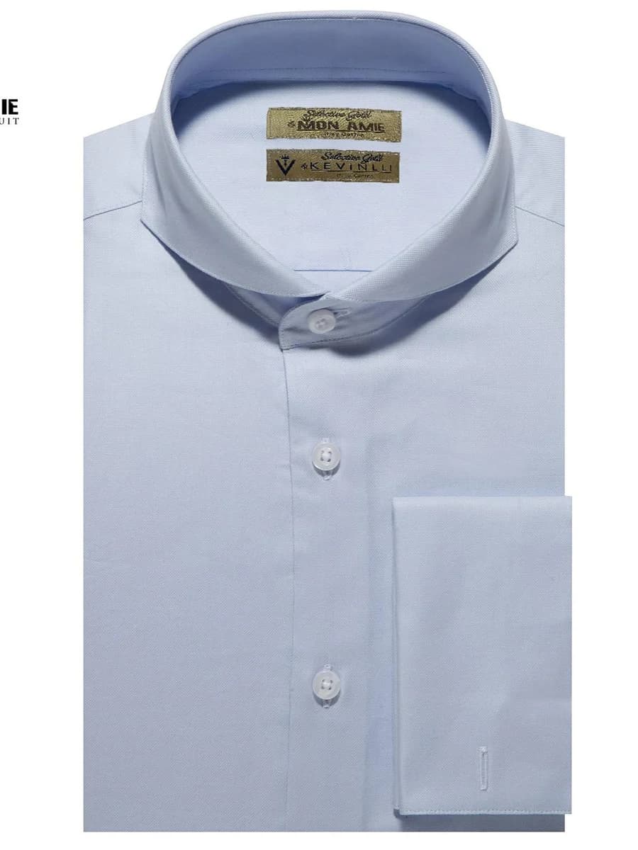 Sơ Mi Oxford Xanh Thiên Thanh