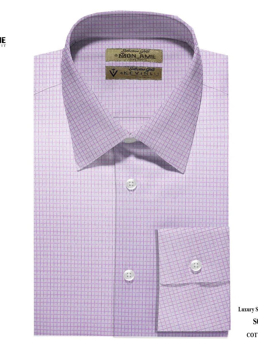 Sơ Mi Caro Tím Lavender