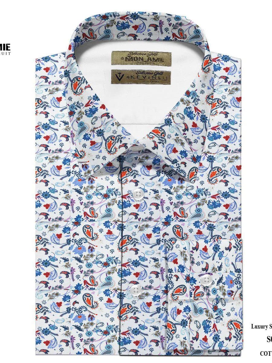 Sơ Mi In Hoa Paisley Nhiệt Đới