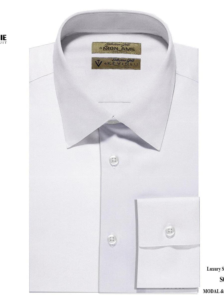 Sơ Mi Trắng Dệt Chéo Twill