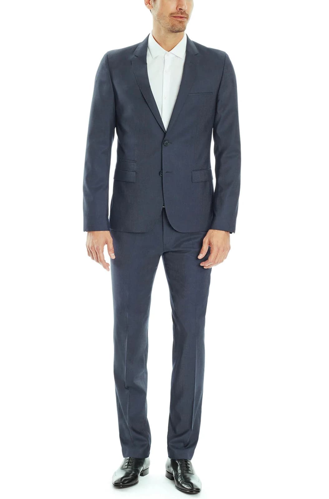 Suit Xanh Khói Ve Thon Hiện Đại