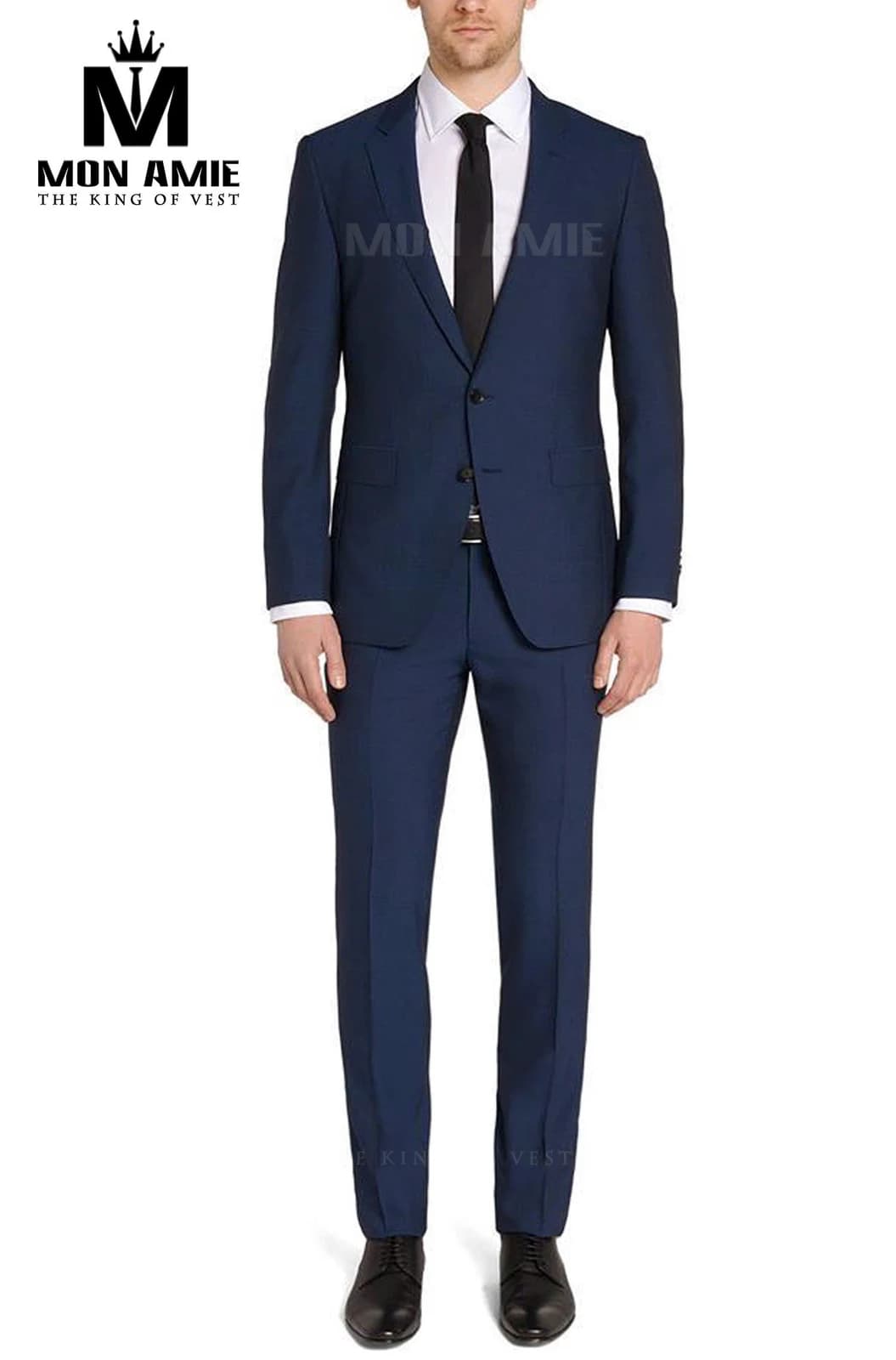 Suit Navy Trơn Nền Tảng