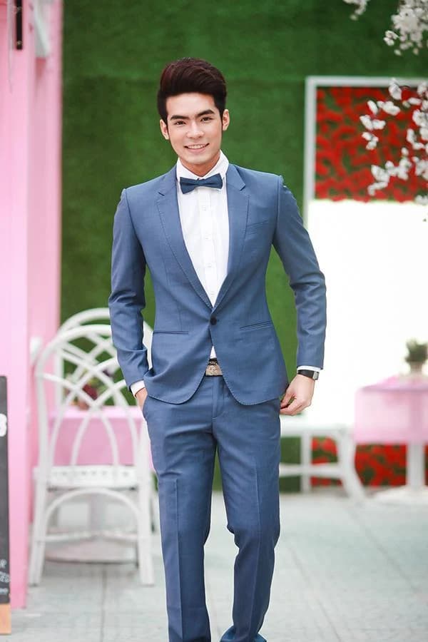 Vest Xanh Khói Chú Rể