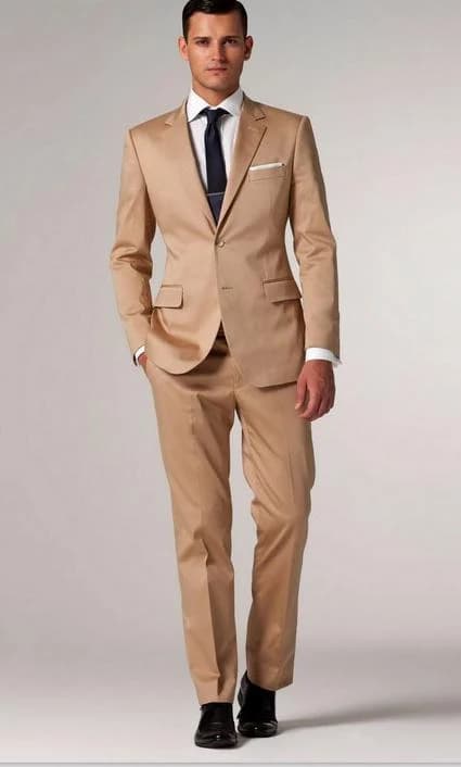 Vest Camel Ánh Lụa