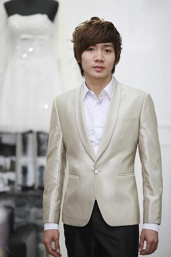 Blazer Kem Ánh Champagne