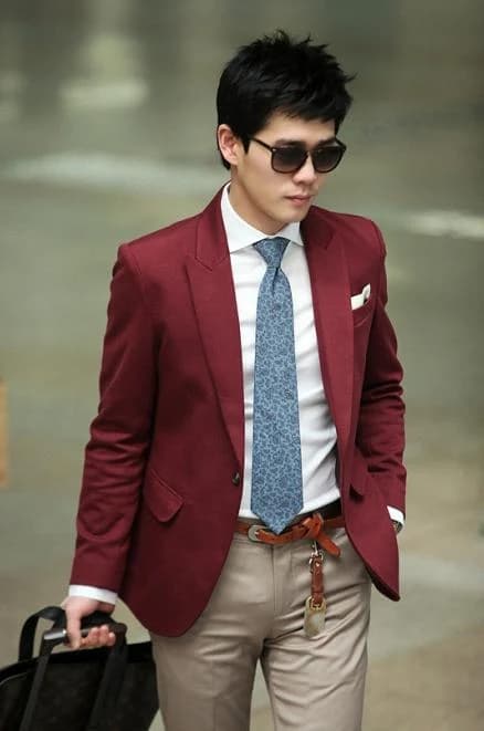 Blazer Đỏ Rượu Vang Bordeaux
