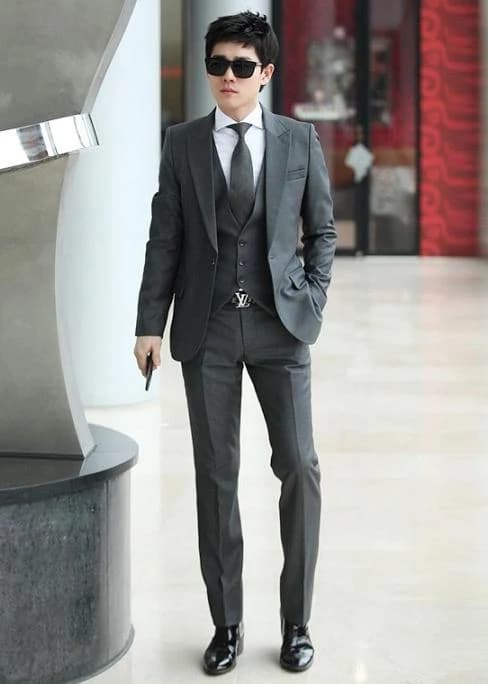 Vest Xám Than Ba Mảnh