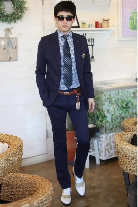 Bộ Vest Navy Dáng Ôm